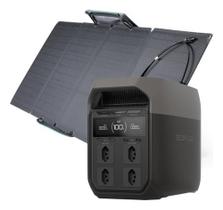 Kit Ecoflow Gerador Delta 3 1800w 220v + Painel 110w