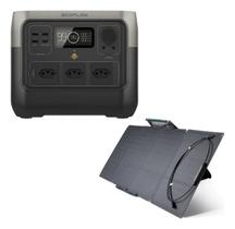 Kit Ecoflow River 2 Pro 127v Com 1 Painel Solar 60w Portátil