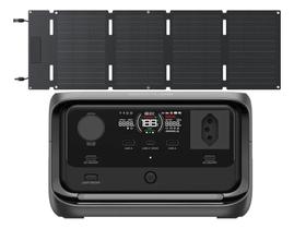Kit EcoFlow River 3 Plus 270Wh 127V + Painel Solar 45W Energia Portátil Camping Emergencia Kit EcoFlow River 3 Plus 270Wh 127V + Painel Solar 45W Energia Portátil Camping Emergencia