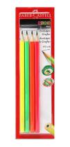 Kit Ecolapis 1205 Neon com 4 Cores Faber Castell Kit Ecolapis 1205 Neon com 4 Cores Faber Castell