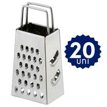 Kit Econômico 50 Mini Ralador Inox Top Qualidade Utensílio Doméstico Profissional Lembrancinha Restaurante Cozinha