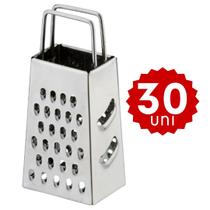 Kit Econômico 50 Mini Ralador Inox Top Qualidade Utensílio Doméstico Profissional Lembrancinha Restaurante Cozinha