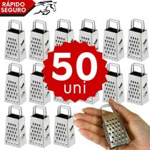 Kit Econômico 50 Mini Ralador Inox Top Qualidade Utensílio Doméstico Profissional Lembrancinha Restaurante Cozinha