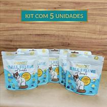 Kit Econômico 5x Petiscos Organnact Ball Feline Contra Bolas de Pelos Gatos 40g cada (200g) Kit Econômico 5x Petiscos Organnact Ball Feline Contra Bolas de Pelos Gatos 40g cada (200g)