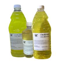 Kit Economico Cha Branco Cheirinho e Alcool 2 litros Limpador Perfumado 1lt Kit Economico Cha Branco Cheirinho e Alcool 2 litros Limpador Perfumado 1lt