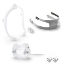 Kit Econômico de Máscara Facial Completa com Armação Pequena, Almofada e Arnês