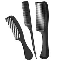 Kit Econômico de Pentes 3 Peças Preto Kit Econômico de Pentes 3 Peças Preto