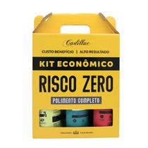 Kit econõmico polidores risco zero cadillac - corte refino lustro 500g