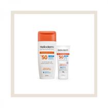 Kit Econômico Protetor Solar Helioderm Suncare - Proteção Completa para Corpo e Rosto FPS 50