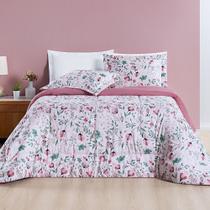 Kit Edredom Avere 200 Fios King 03 Peças 100% Poliéster - Bothanica