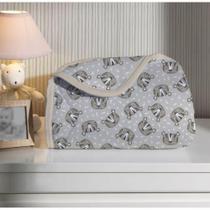 Kit Edredom de malha com lençol e fronha para Berço Tigre - Edromania