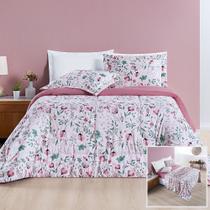 Kit Edredom + Jogo de Cama Avere 200 Fios King 07 Peças 100% Poliéster - Bothanica Kit Edredom + Jogo de Cama Avere 200 Fios King 07 Peças 100% Poliéster - Bothanica