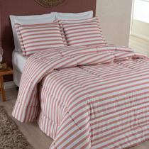 Kit Edredom King Percal 180 Fios 3 Peças Blessed