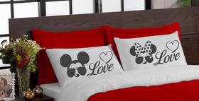 Kit edredom macio de microifbra 5 peças estampado casal queen