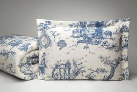 Kit Edredom Porcelana Queen 3 Pçs Dupla Face Percal 180 Fios