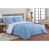 Kit Edredom Queen 3 Peças 100% Algodão Dupla Face Kit Edredom Queen 3 Peças 100% Algodão Dupla Face