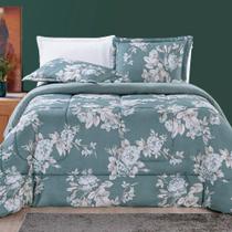 Kit Edredom Queen 3 Peças Dupla Face Matelado Micropercal