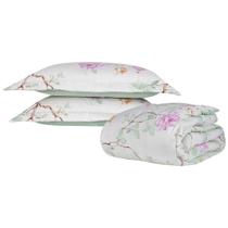 Kit Edredom Queen Naturale 3 Peças Naturalle 200 Fios Macio