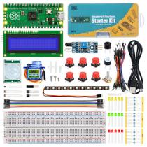 Kit Educacional Básico Raspberry Pi Pico com Tutorial NFe e Projetos Kit Educacional Básico Raspberry Pi Pico com Tutorial NFe e Projetos