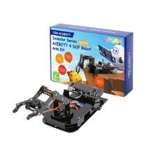 Kit Educacional DIY Braço Robótico 4 DOF com Controle via App e Wifi Kit Educacional DIY Braço Robótico 4 DOF com Controle via App e Wifi