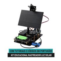 Kit Educacional Rastreador Solar Luz Para Arduino NFe - Aprenda Energias Renováveis