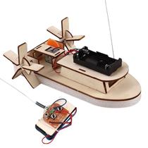 Kit Educacional STEM de Barcos RC sem Fio para Crianças - Modelo de Experiência Científica