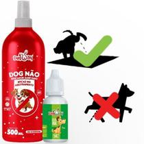 Kit Educador Sanitário Cães Xixi Pode + Xixi Não (500ml) - Atrativo e Repelente Adestrador Kit Educador Sanitário Cães Xixi Pode + Xixi Não (500ml) - Atrativo e Repelente Adestrador