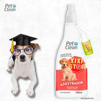 KIT Educador Sanitário Pet Clean para Cães Cachorro e Gatos Xixi Stop + Xixi Sim