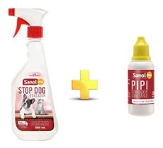 Kit Educador Sanitário Sanol Xixi Pode + Xixi Não Pode Cães Kit Educador Sanitário Sanol Xixi Pode + Xixi Não Pode Cães