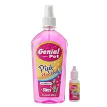 Kit Educador Sanitário spray Pipi Pode + Pipi Não Pode Genial Pet Treinamento Xixi Cães 500 e 20 ml