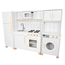 Kit Educativo Cozinha Infantil com Geladeira e Máquina de Lavar Kit Educativo Cozinha Infantil com Geladeira e Máquina de Lavar