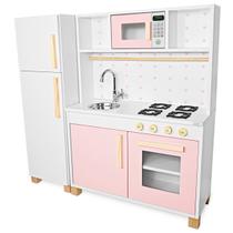 Kit Educativo Cozinha Infantil com Geladeira