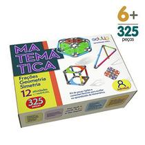 Kit Educativo Edulig Matemática Geometria Individual - 12 atividades com Manual - 380 peças e conexões.- crie novas atividades