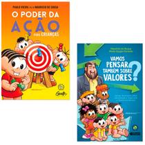 Kit Educativo Turma Da Mônica: Vamos Pensar Também Sobre Valores + Poder Da Ação Crianças Aprender Autorresponsabilidade - Gente