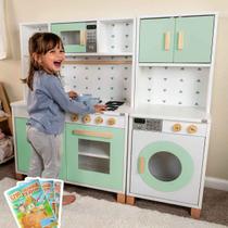 Kit Educativos Cozinha Infantil e Máquina de Lavar Infantil