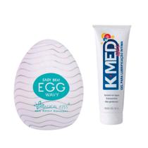 Kit Egg Masturbador Masculino + Lubrificante íntimo kmed 50g - Sexy Import