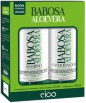 Kit Eico Babosa Aloevera Shampoo 450ml + Condicionador 400ml