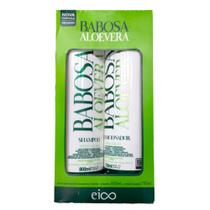 Kit Eico Babosa Aloevera Shampoo 800ml + Condicionador 750ml