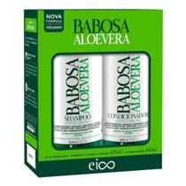 Kit Eico Babosa Aloevera Shampoo com 450ml + Condicionador com 400ml