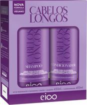 Kit Eico Cabelos Longos Shampoo 450ml + Condicionador 400ml