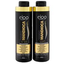 Kit Eico Life Tratamento Mandioca Shampoo +Condicionador