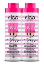 Kit Eico Lisão - Shampoo 800Ml e Condicionador 800Ml Kit Eico Lisão - Shampoo 800Ml e Condicionador 800Ml