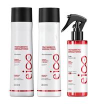 Kit Eico Pro Tratamento Obrigatório - Shampoo 300ml + Condicionador 300ml + Fluido 200ml