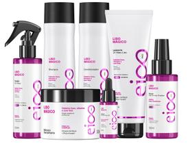 Kit Eico Professional Liso Mágico Tratamento Creme Completo - Eico Cosméticos