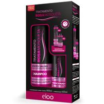 Kit Eico Rosa Mosqueta Shampoo 800ml + Condicionador 450ml