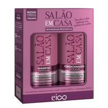 Kit Eico Salão em Casa Cronograma Prof Sh 450ml + Cond 400ml