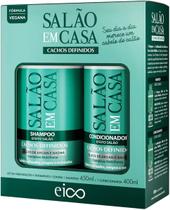 Kit Eico Salão em Casa Hidratação Intensiva Shampoo 450ml + Condicionador 400ml