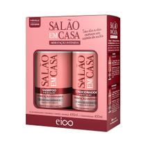 Kit Eico Salão em Casa Hidratação Intensiva Shampoo 450ml + Condicionador 400ml Kit Eico Salão em Casa Hidratação Intensiva Shampoo 450ml + Condicionador 400ml