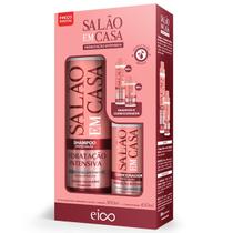 Kit Eico Salão em Casa Hidratação Intensiva Shampoo 800ml + Condicionador 450ml