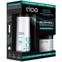 Kit Eico Shampoo 300ml + Máscara 300ml Cachos Mágicos